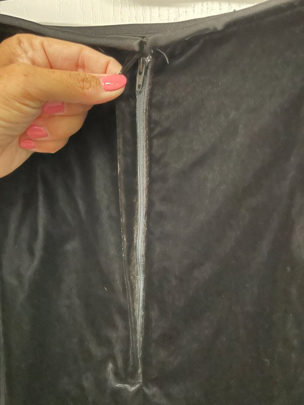Entire Closet $5! 90s Y2K Velvet Scott Jessica McClintock Maxi Skirt - Picture 6 of 13